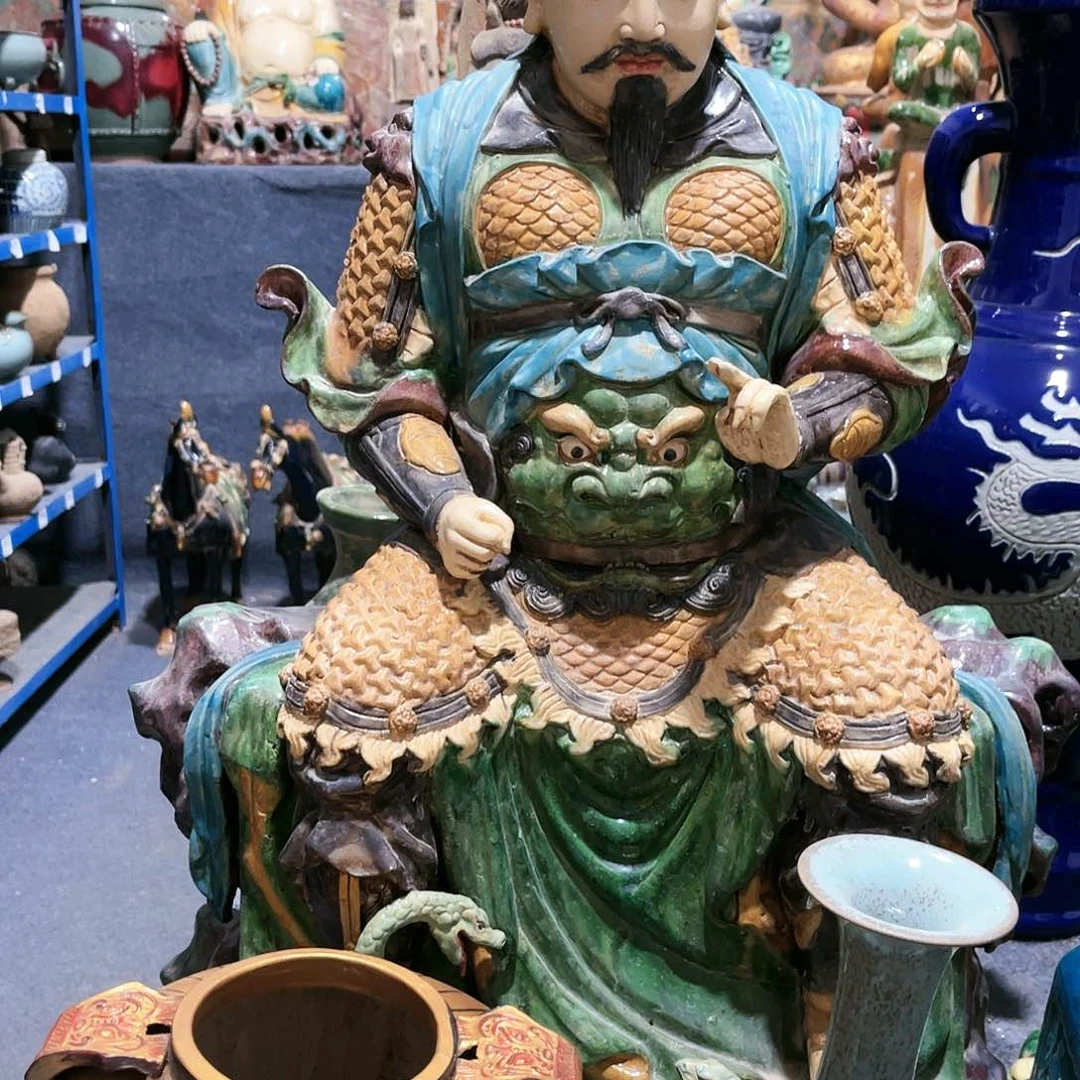 瓦当摆件摆件茶桌茶台陶瓷佛****行