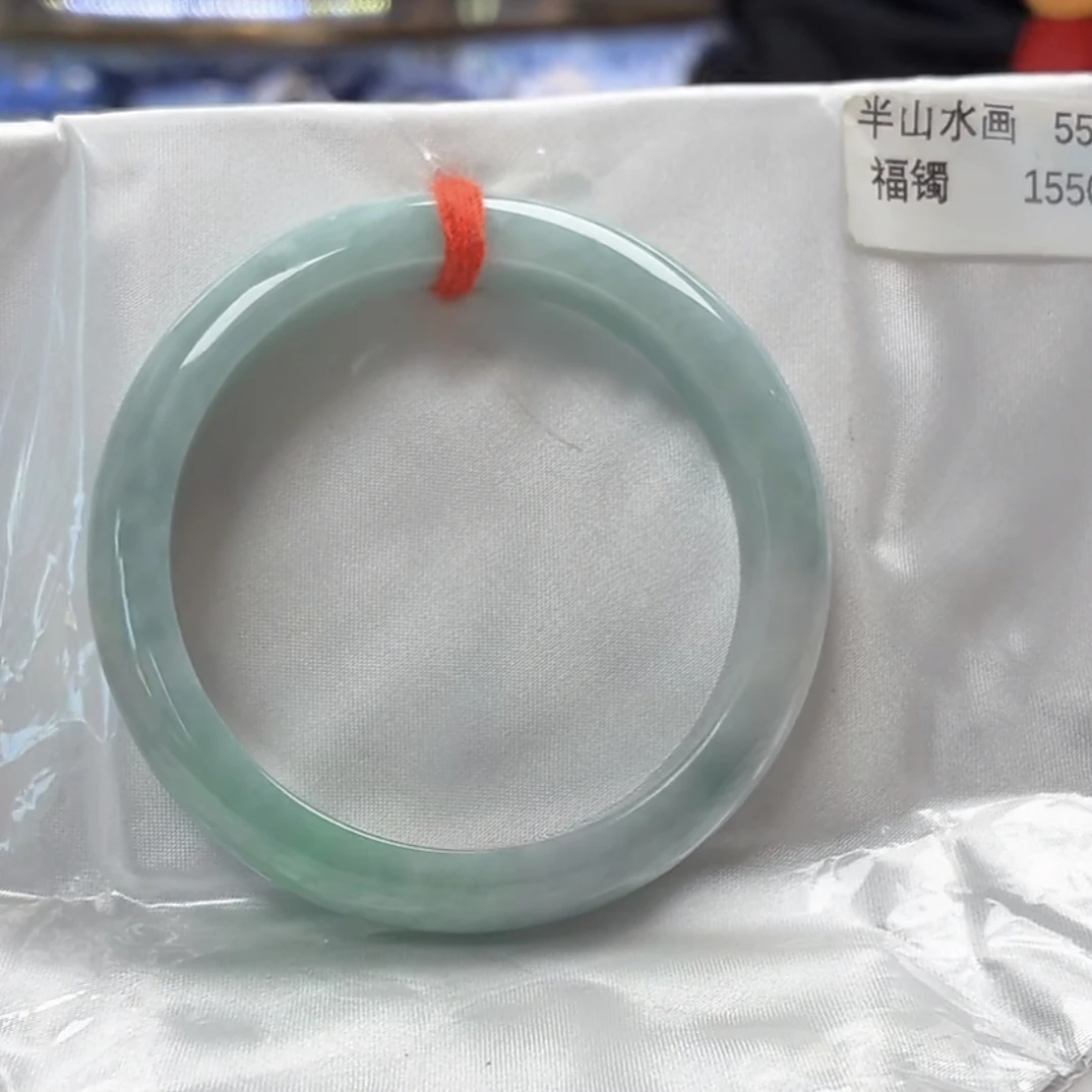 A42正圈镯55.8天然缅甸 检测费不退