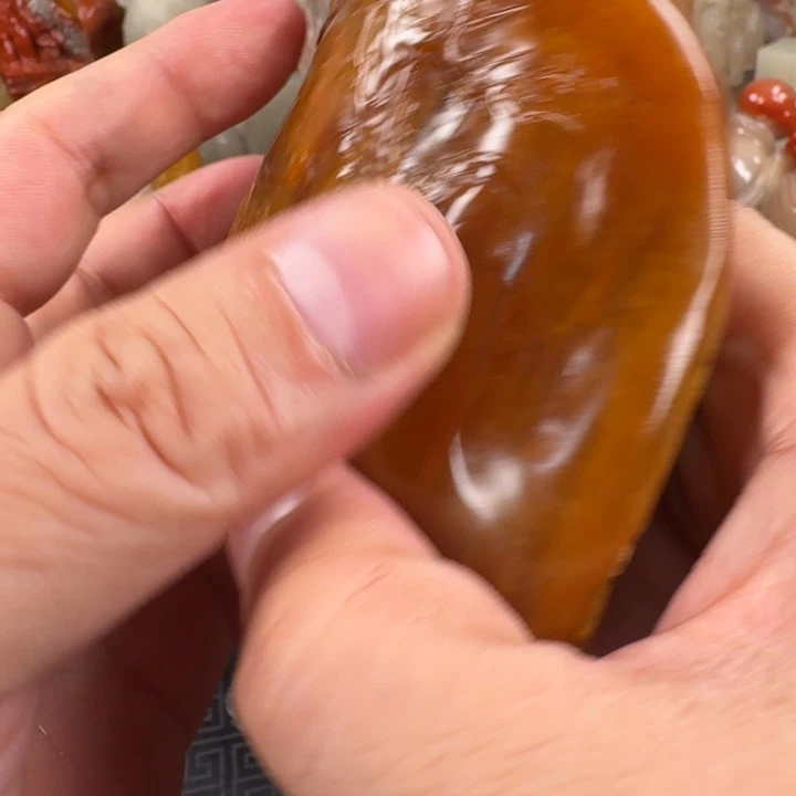 天***神寿山石寿山石鹿目