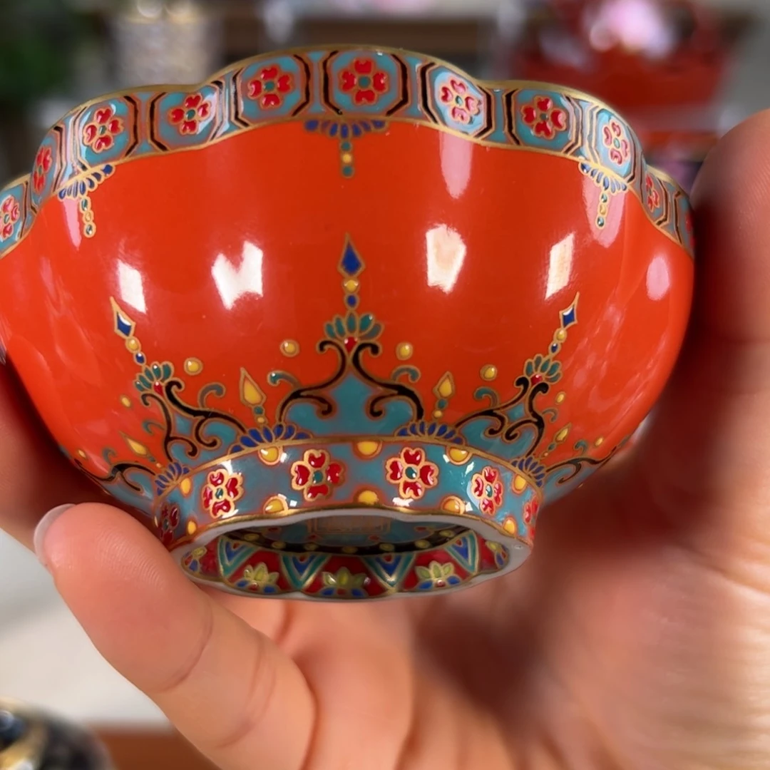 温*锅纯手工手绘 高端茶器