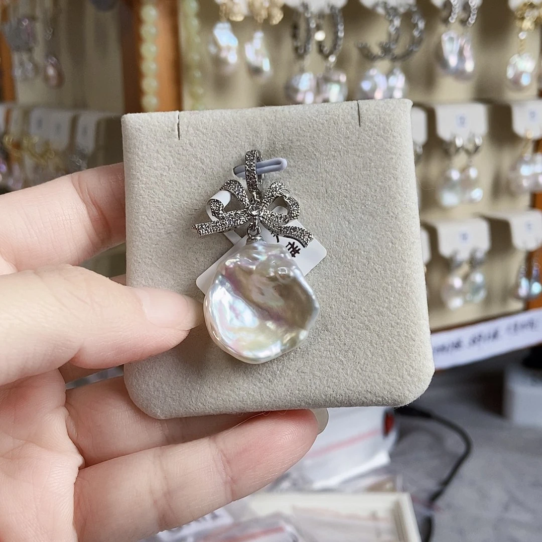 合金淡水珍珠吊坠(不含链)特价566