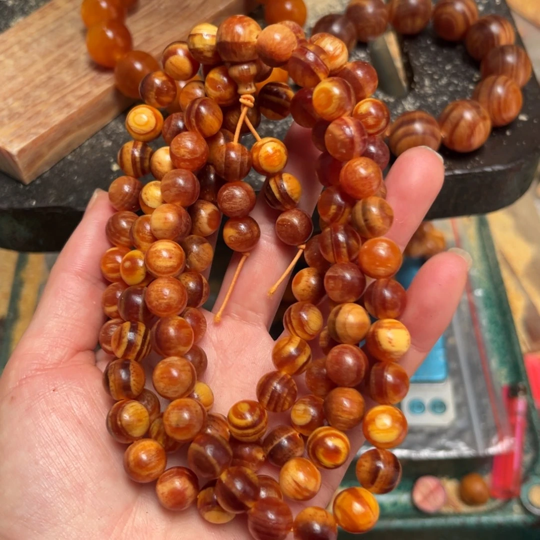 松木（琥珀木）手串/手链1.0树根108颗