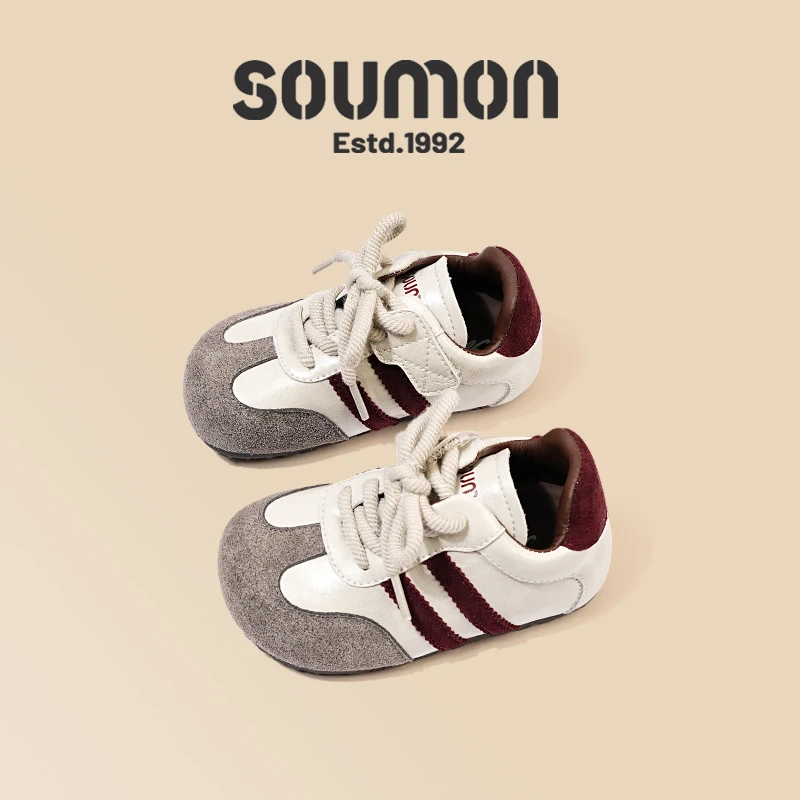 清仓儿童运动鞋2025春秋新款男童休闲板鞋女童德训鞋宝宝鞋子软底