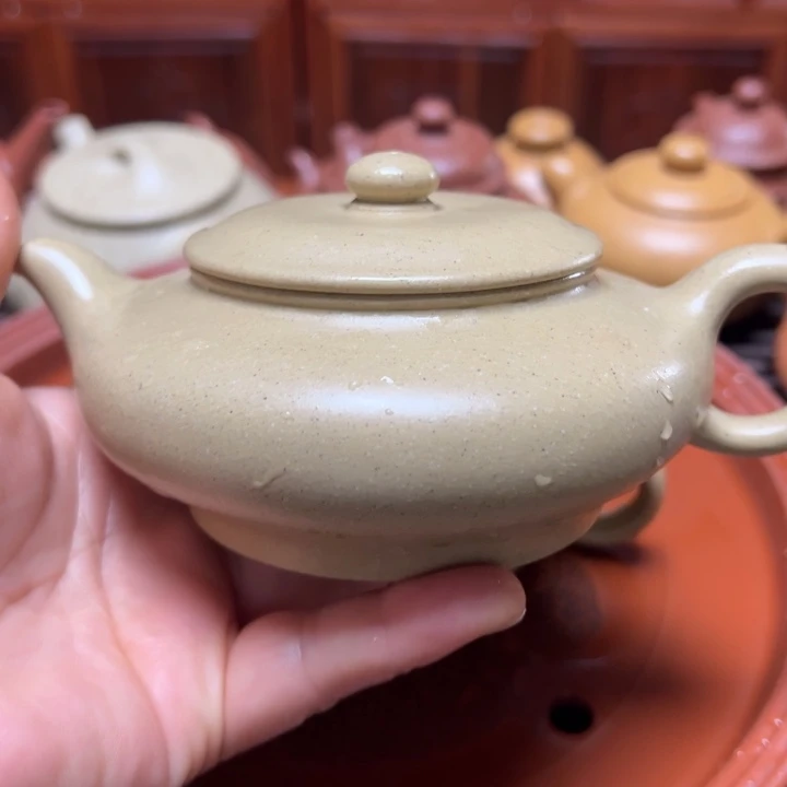 哈***3茶杯紫砂宜兴原矿本绿