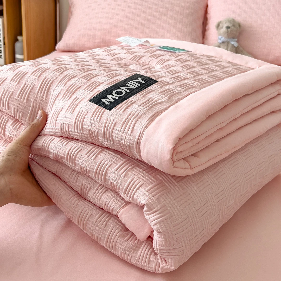 2025新款华夫格夏被空调被子夏季夏凉被芯凉感被褥学生宿舍家用