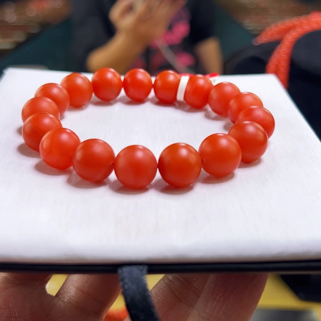 南红玛瑙未镶嵌多样性发一12+mmm哑光