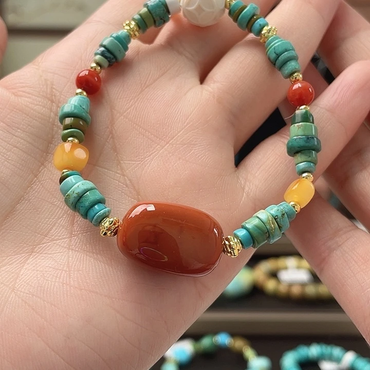 未镶嵌绿松石珠宝奇石