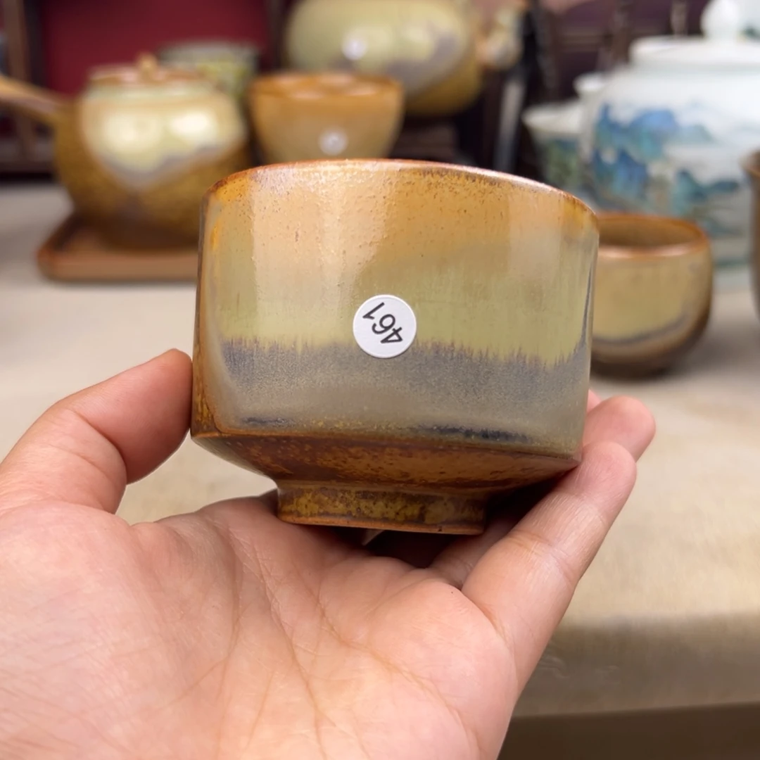 杯纯手工柴烧主人杯