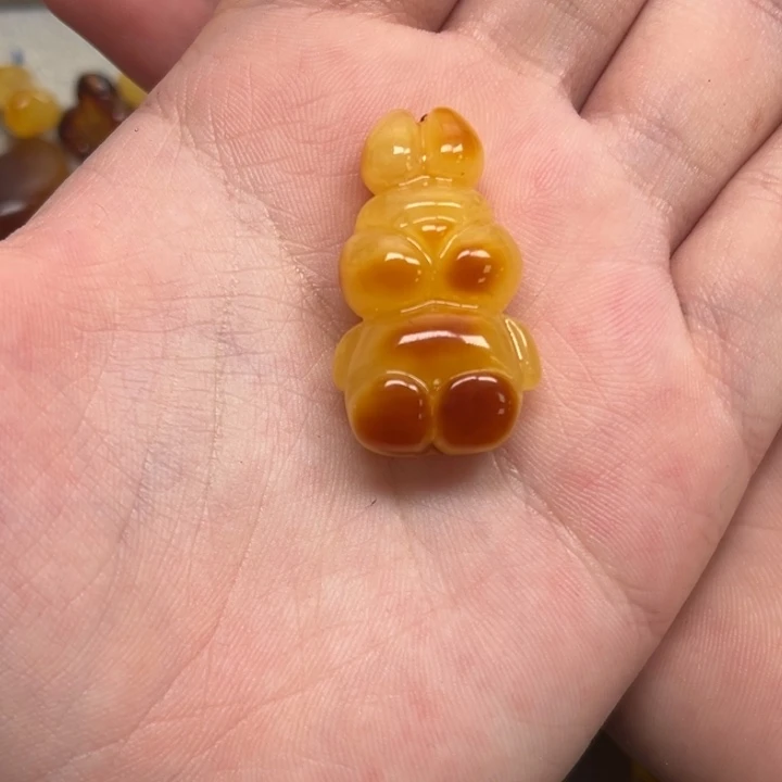 裸石琥珀未镶嵌天然蜜蜡配件