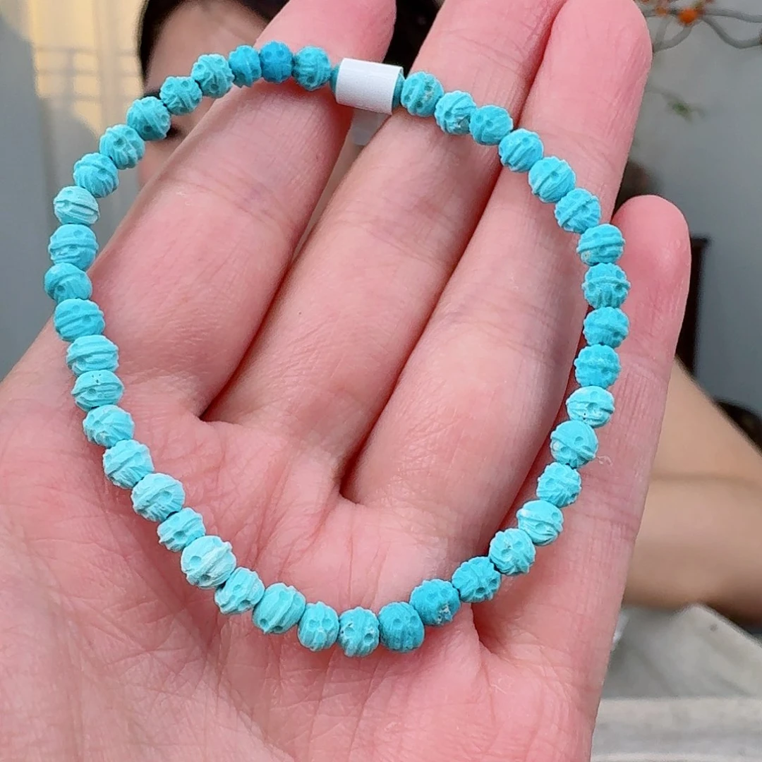 未镶嵌绿松石珠宝奇石