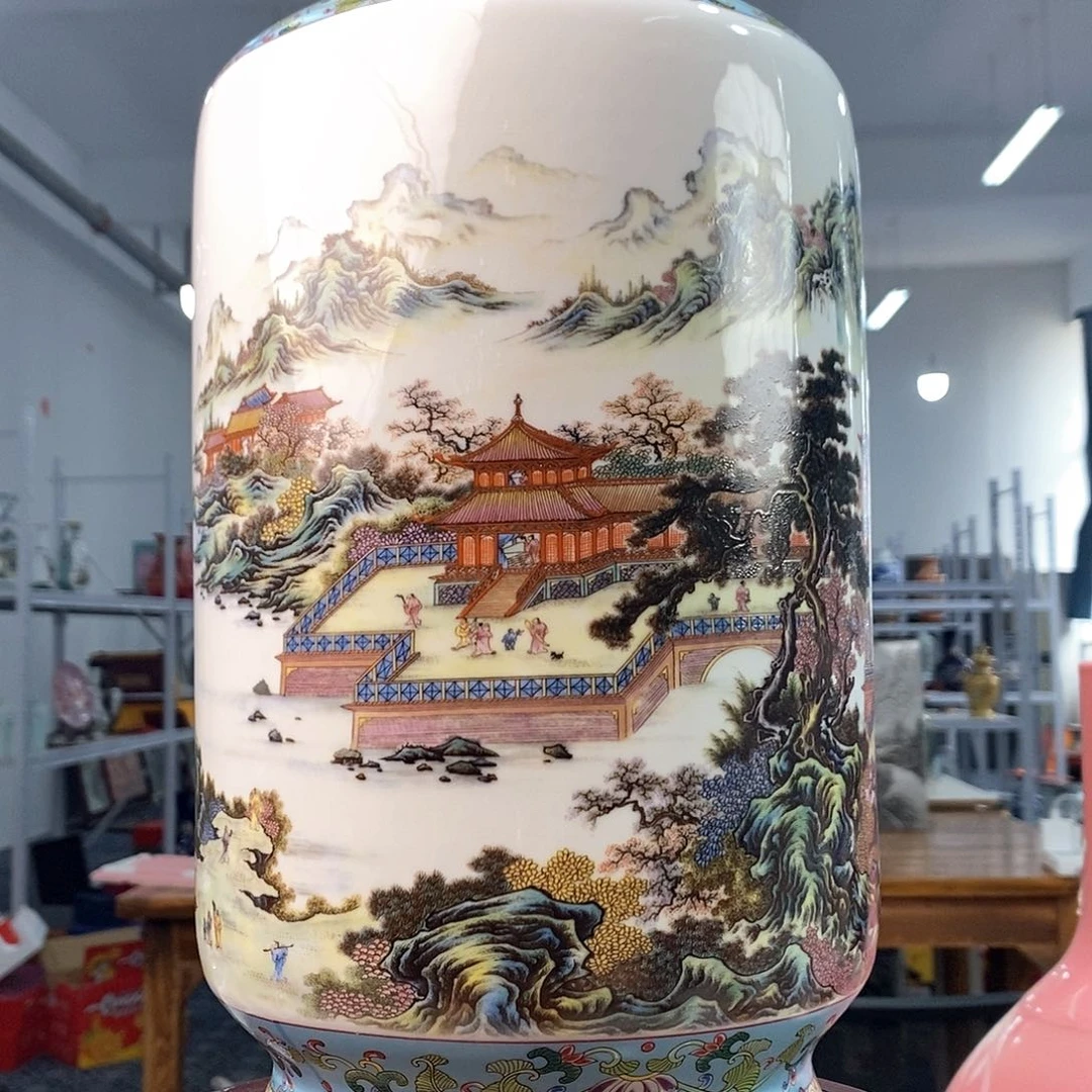 景德镇花瓶陶瓷摆件