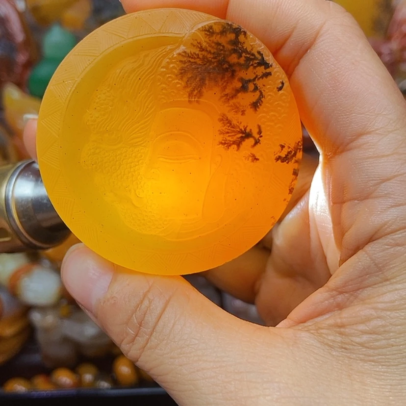 【闪购商品】石英质玉（黄龙玉）未镶嵌颈饰