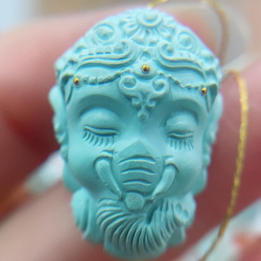 未镶嵌绿松石珠宝奇石