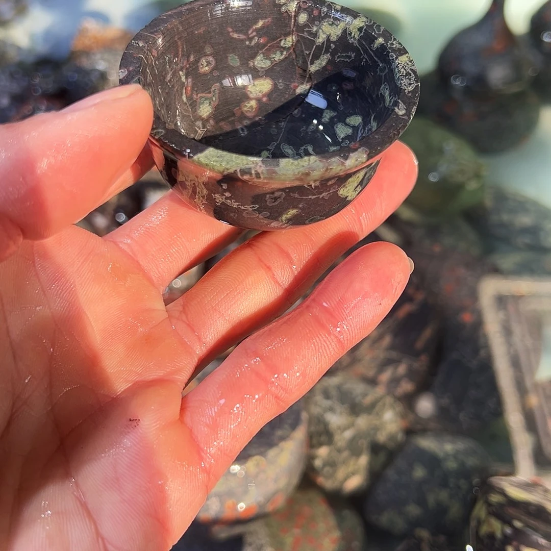 梅花玉鱼缸石茶周边微瑕不退不换