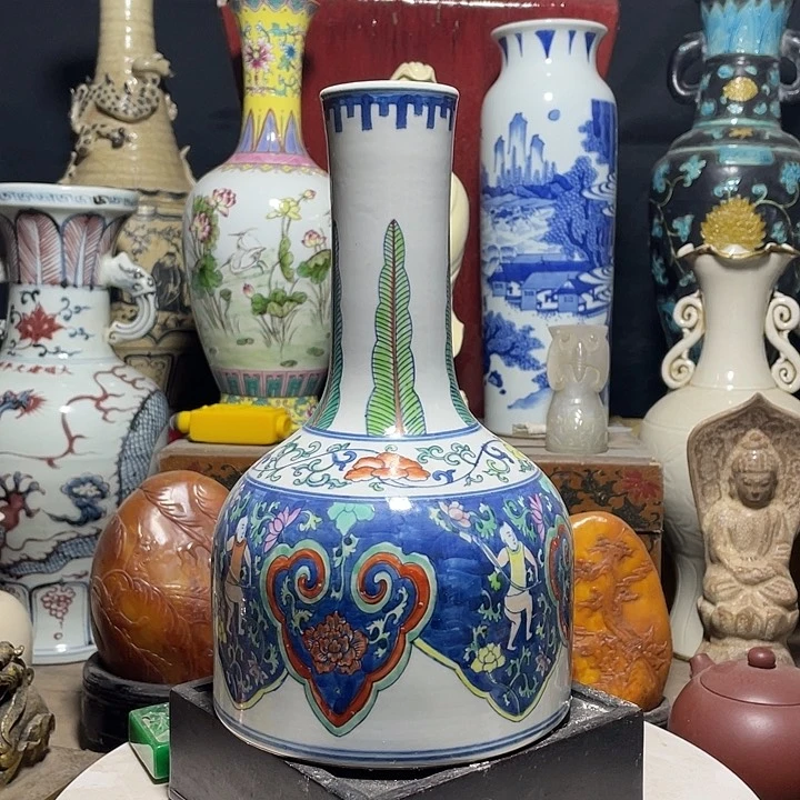 瓷片青花瓷器手工制作