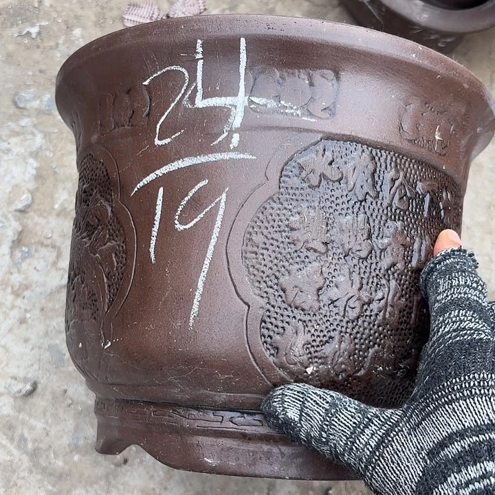 紫泥花盆紫砂花盆