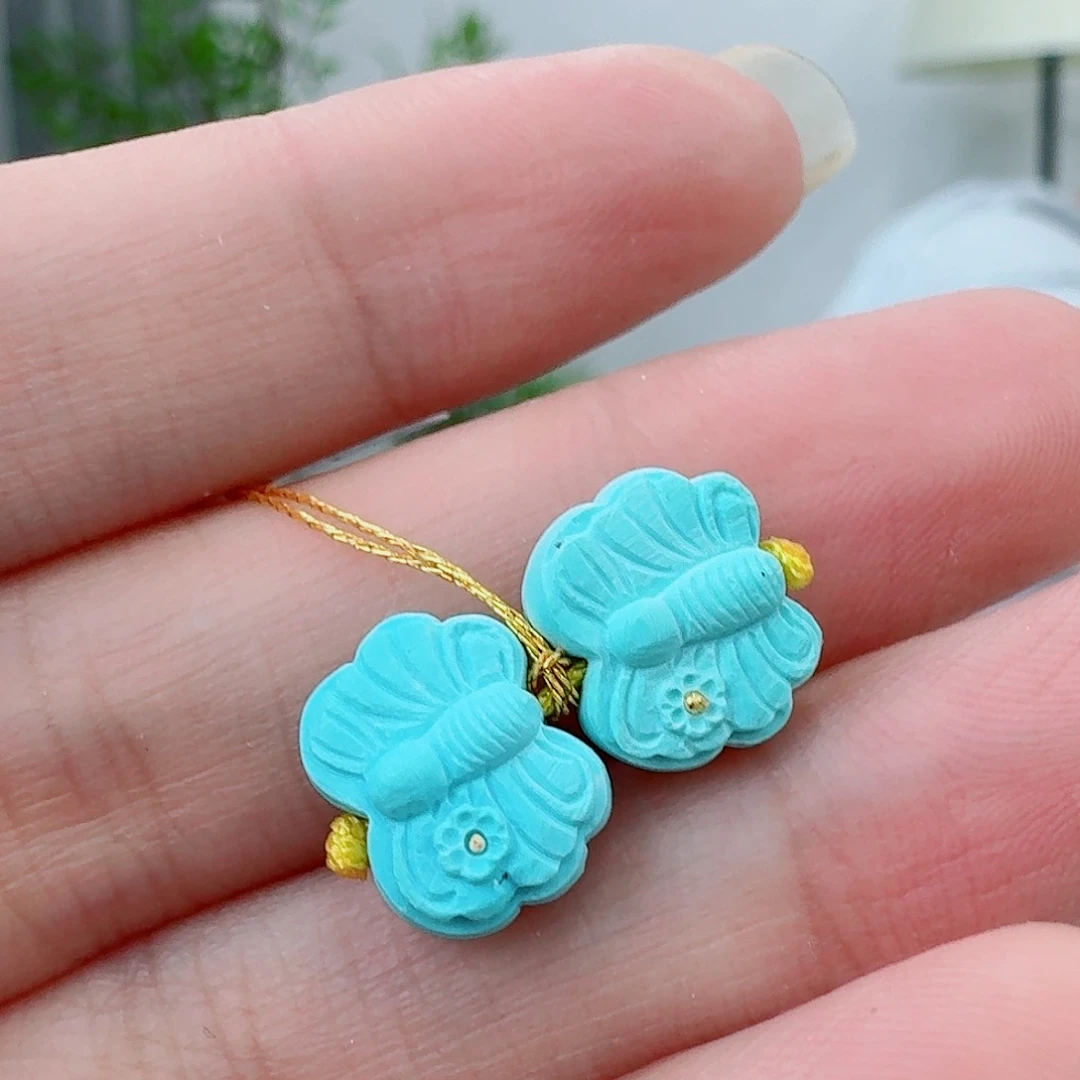 未镶嵌绿松石珠宝奇石