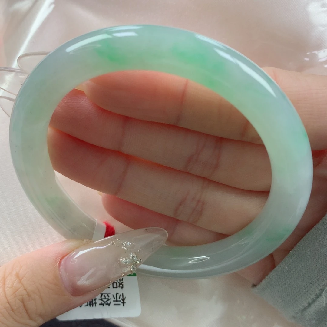 未镶嵌手镯翡翠缅甸天然翡翠A货55.6