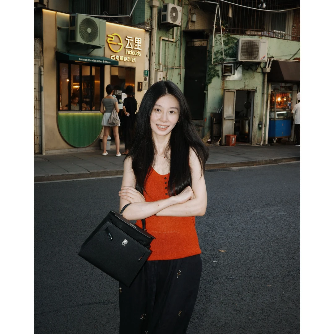 【LiuSanSan】春夏法式镂空U领薄款修身显瘦多色针织针织背心 S4