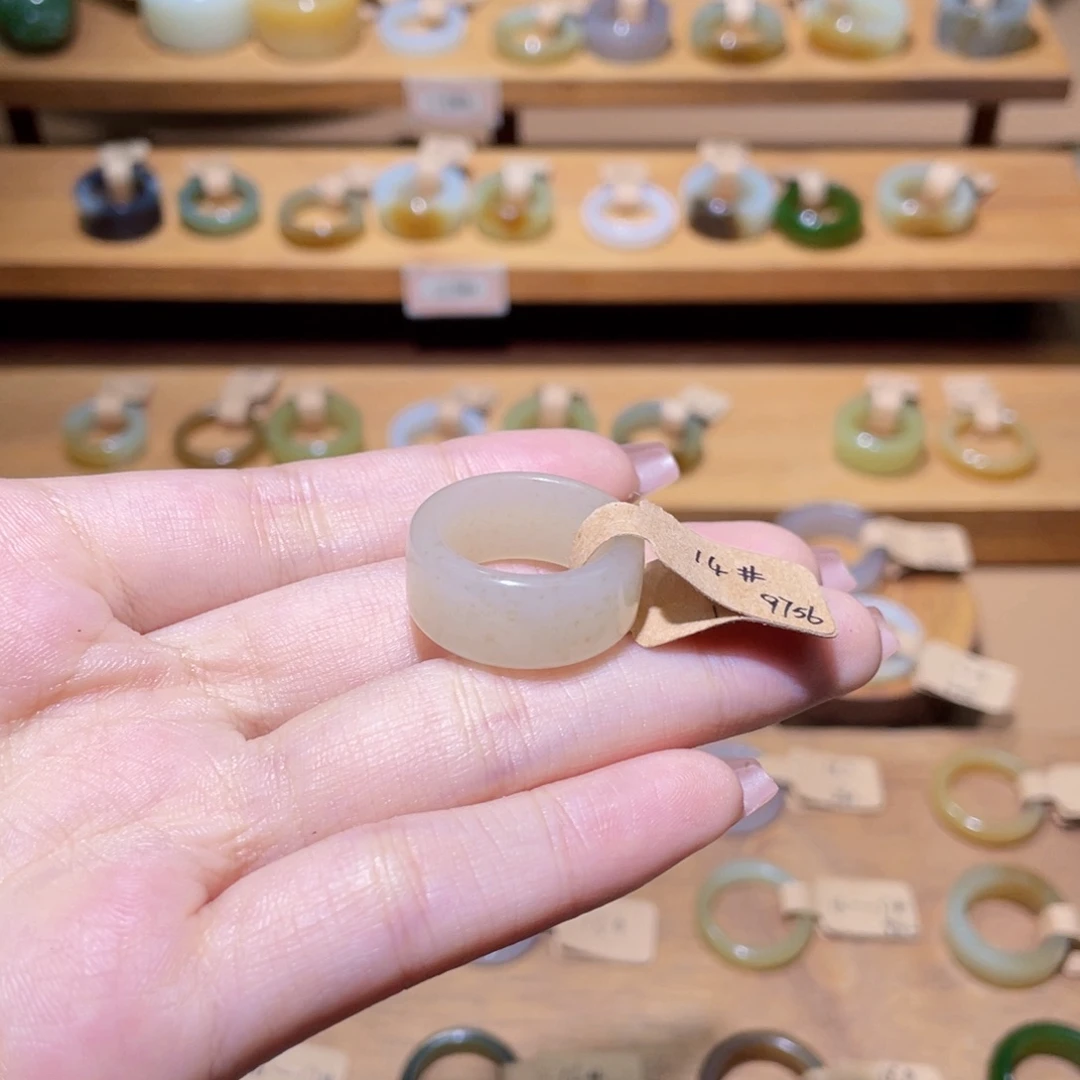 简***未镶嵌戒指和田玉16.9