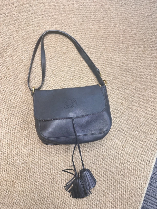 95新 LOEWE/罗意威 可拆卸少女风马鞍包手工单肩包