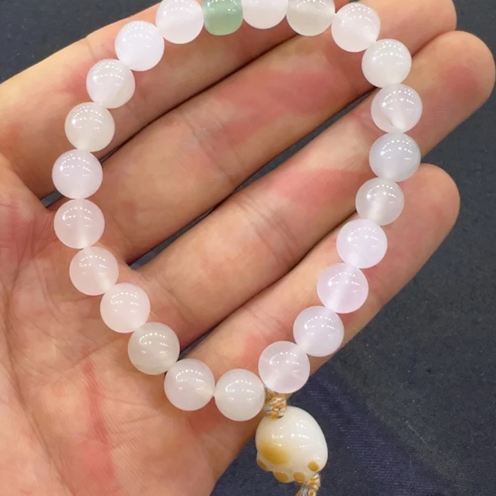 石英质玉未镶嵌手链