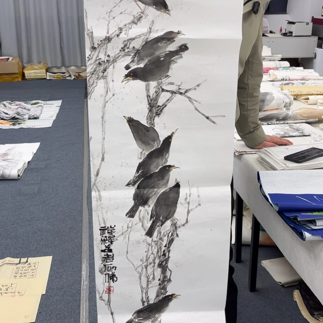国画手绘画作品和绘画