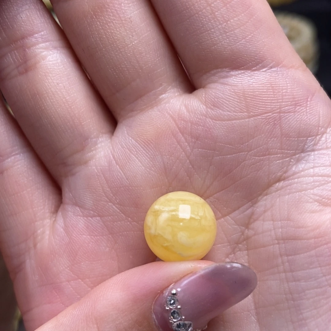 蜜蜡未镶嵌珠宝奇石12.7mm