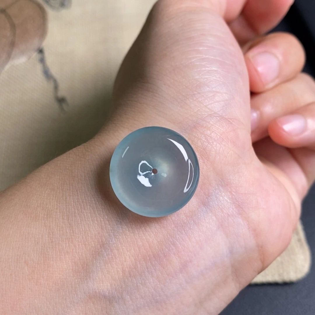 翡翠未镶嵌颈饰扣子卡20.6-5.7