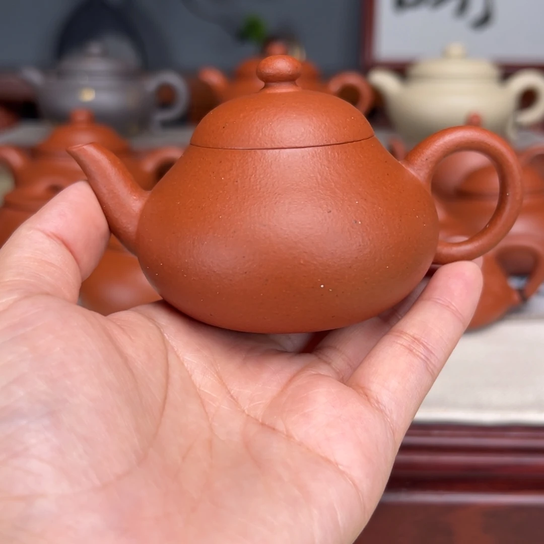 茶壶紫砂宝山红泥120