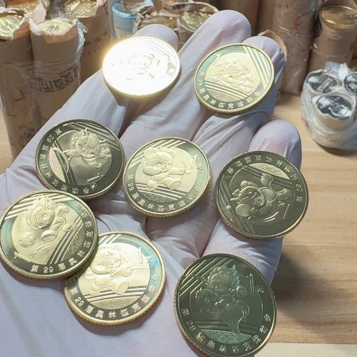 其他普通金属08奥运，1套8枚币