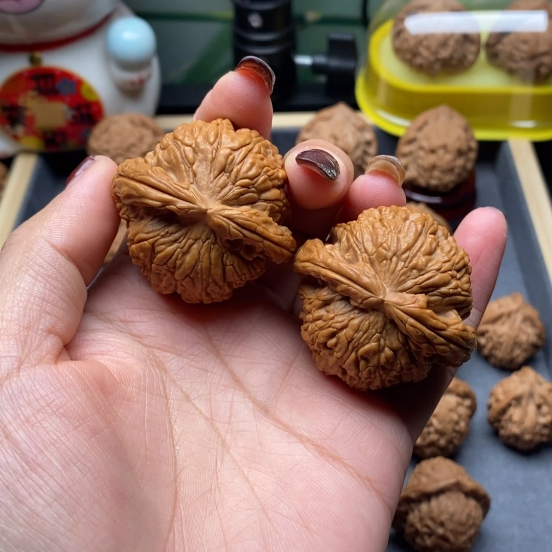 核桃文玩核桃，球白43