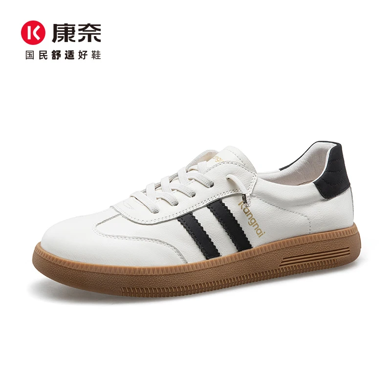 Kangnai/康奈透气运动板鞋户外休闲舒适百搭时尚女德训鞋11152104