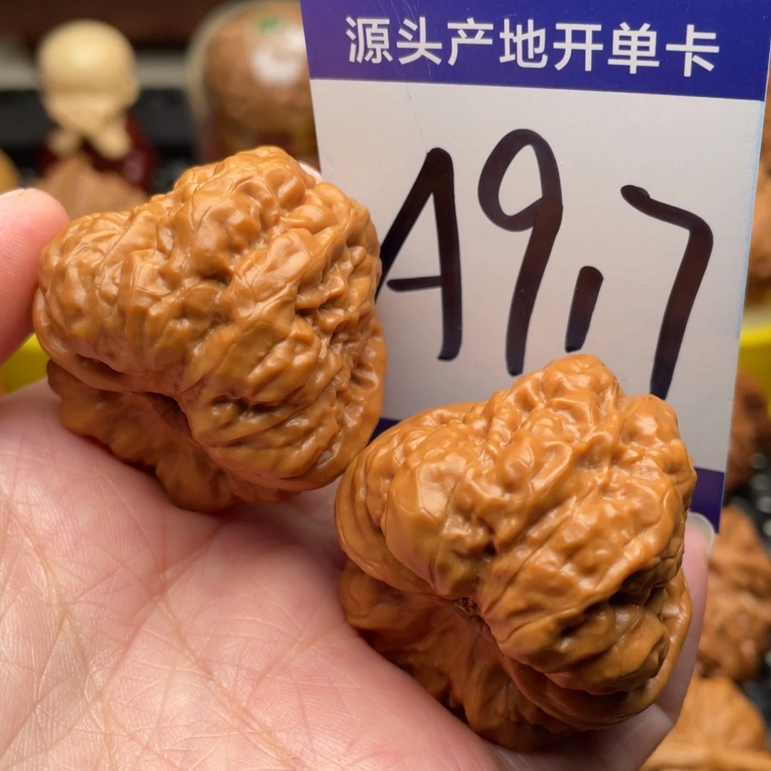 桃核把件蛤蟆头38
