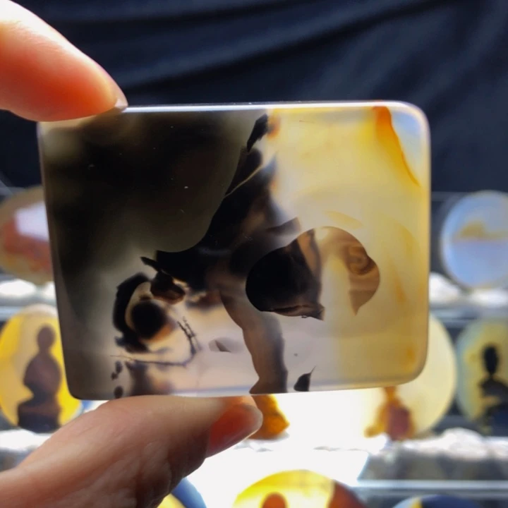 合金玛瑙/玉髓珠宝奇石140