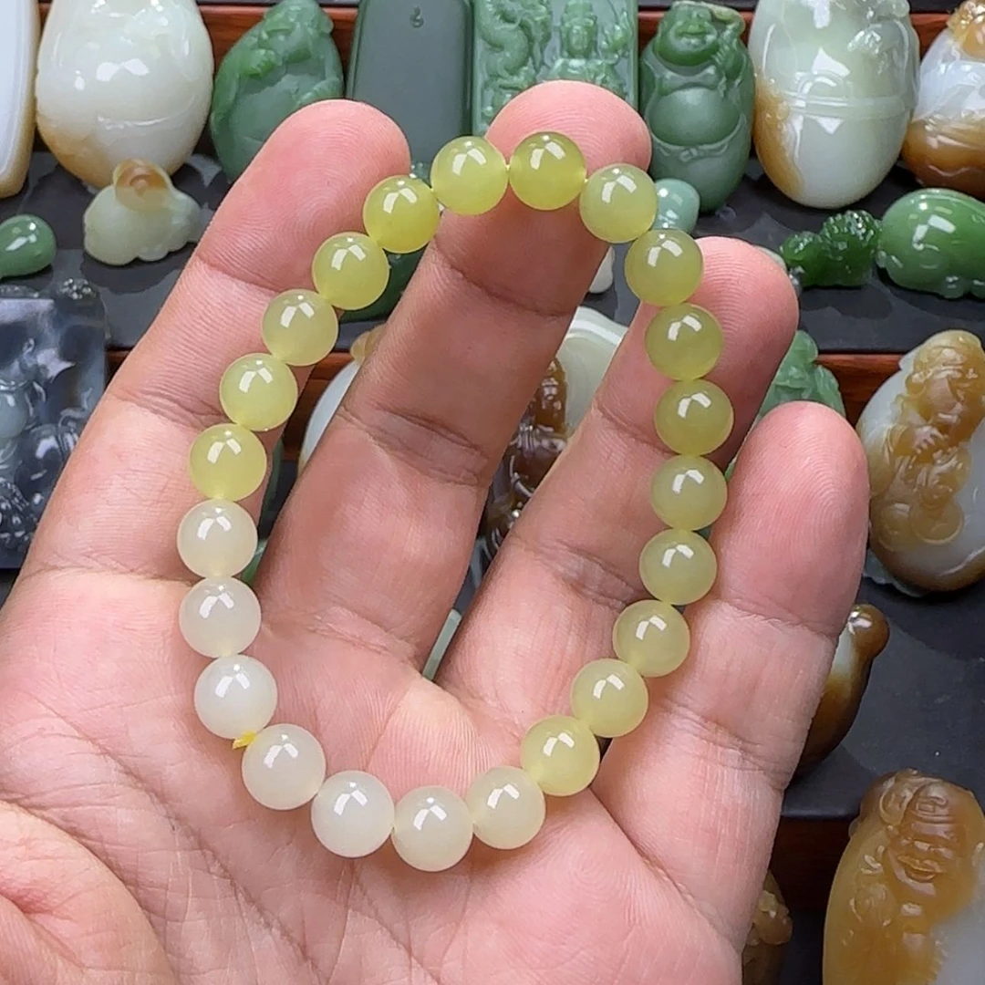 【闪购商品】未镶嵌新疆蓝皮黄口定制和田玉