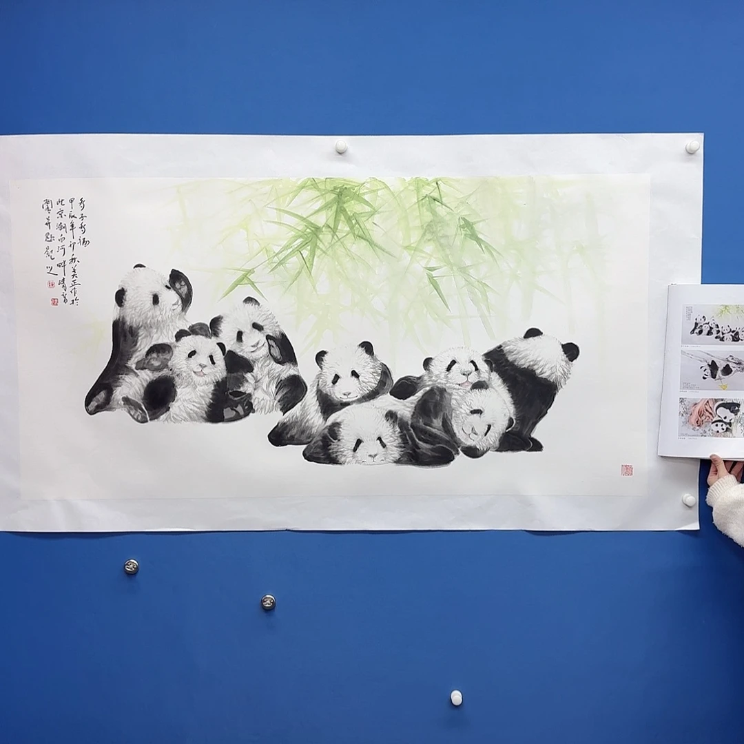 国画多次参加国内外书画