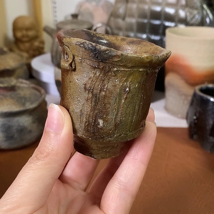 岩本修一纯手捏钮钉杯