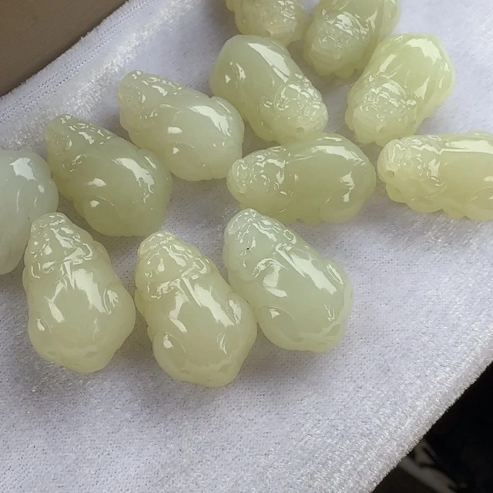 和田玉未镶嵌颈饰多样性发货拍一发一