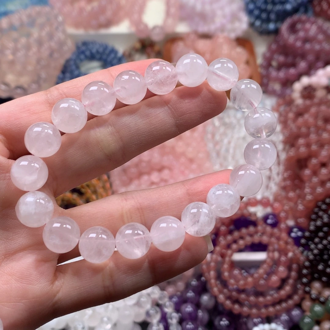 水晶手链未镶嵌粉幽灵卡10.5