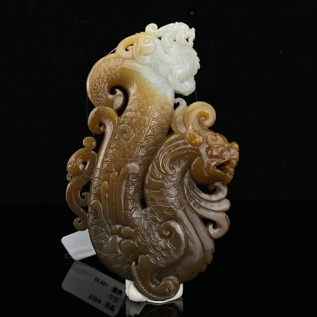 LLW2007HC 和田玉 携子上朝 /朵云轩
