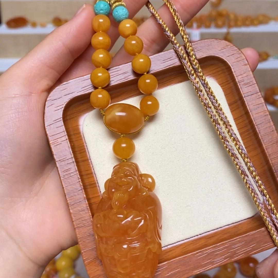 【闪购商品】未镶嵌颈饰蜜蜡项链