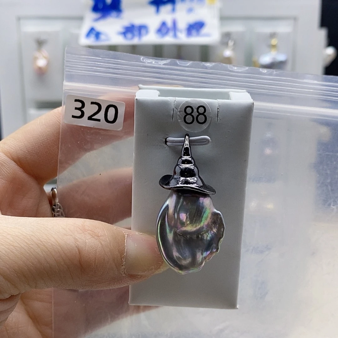 颈饰合金淡水珍珠