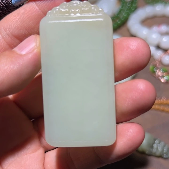 未镶嵌和田玉（糖玉）车挂✨**?