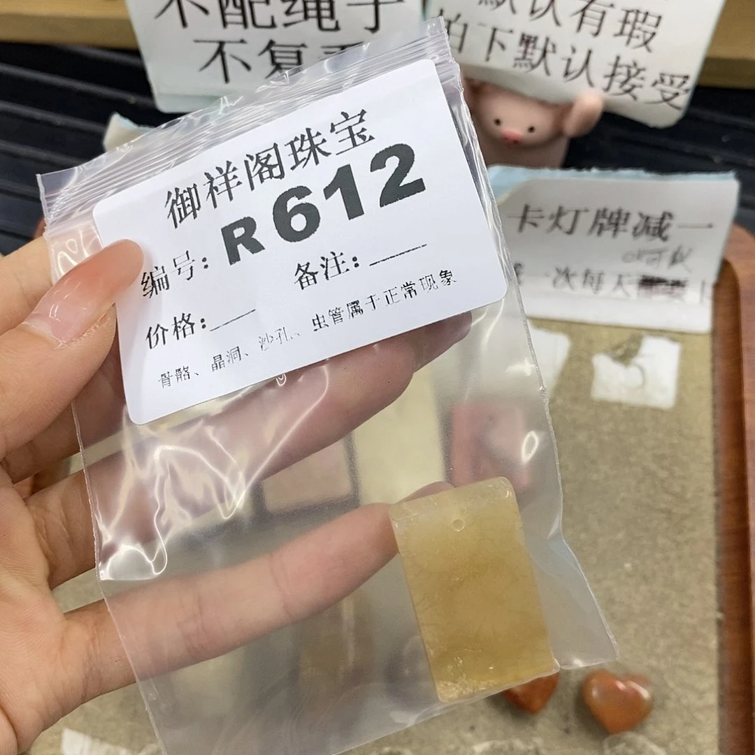硅化珊瑚（珊瑚玉）未镶嵌颈饰盏*