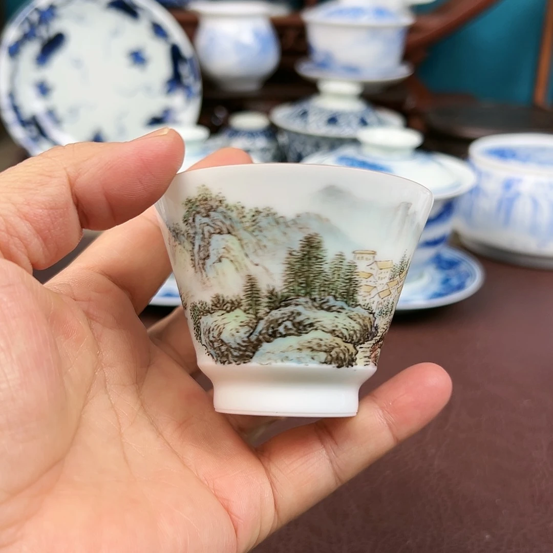 杯子m*景德镇陶瓷茶器主人杯