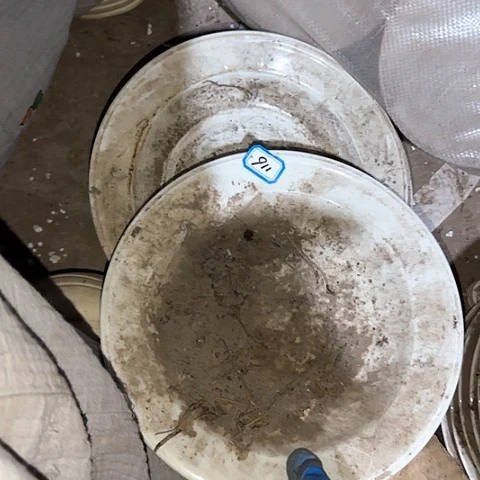 瓷片国营厂库存微瑕23厘米116