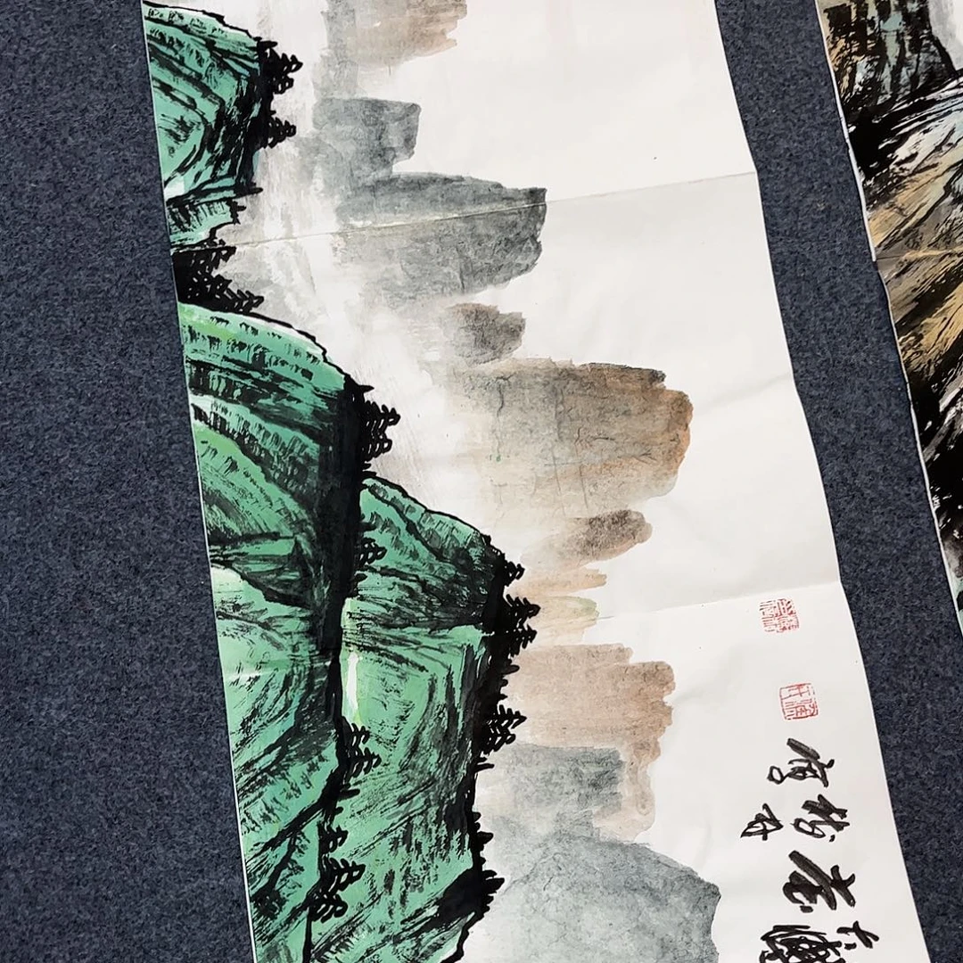 忠***林国画国画作品欣赏