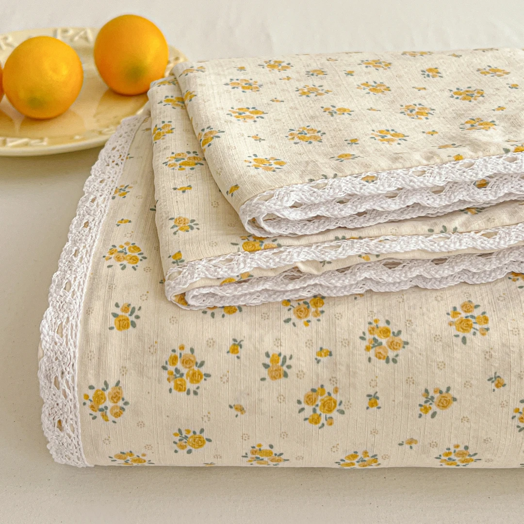 夏季双层纱床单亲肤柔软2025新款宿舍单人非全棉纯棉被单床上用品