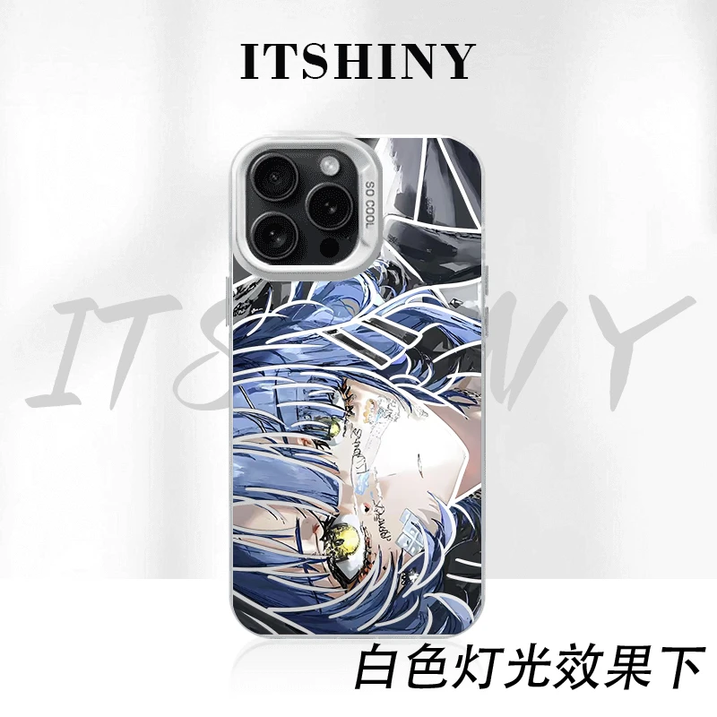 山田凉手机壳彩银适用于苹果华为荣耀小米VIVOPPO一加26